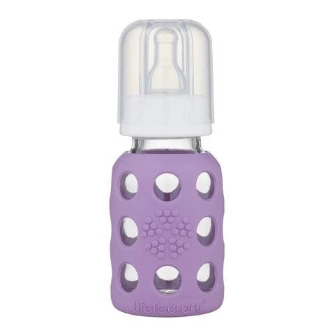 Lifefactory 4oz Glass Baby Bottle