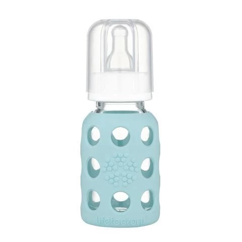 Lifefactory 4oz Glass Baby Bottle
