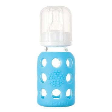 Lifefactory 4oz Glass Baby Bottle
