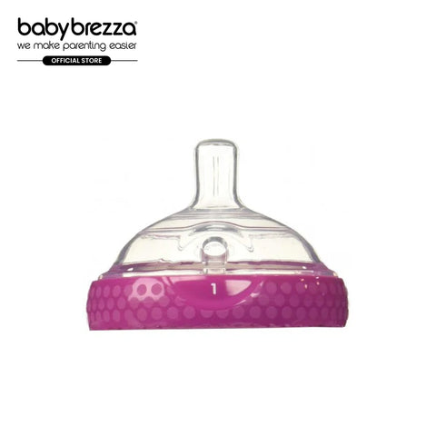 Stage 1 Replacement Baby Bottle Nipples with Anti-Colic Truflo Vent System (2 Packs)