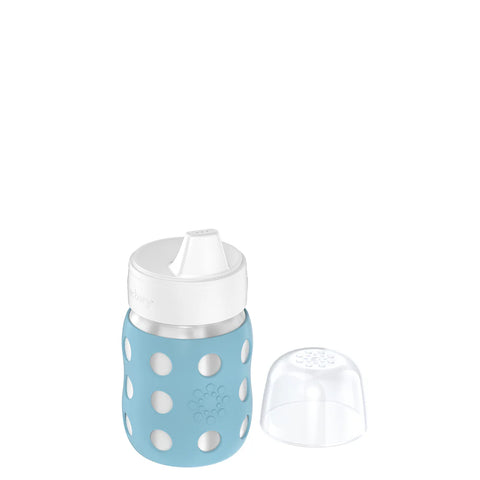 8oz Stainless Steel Baby Bottle Hard Sippy Spout
