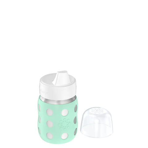 8oz Stainless Steel Baby Bottle Hard Sippy Spout