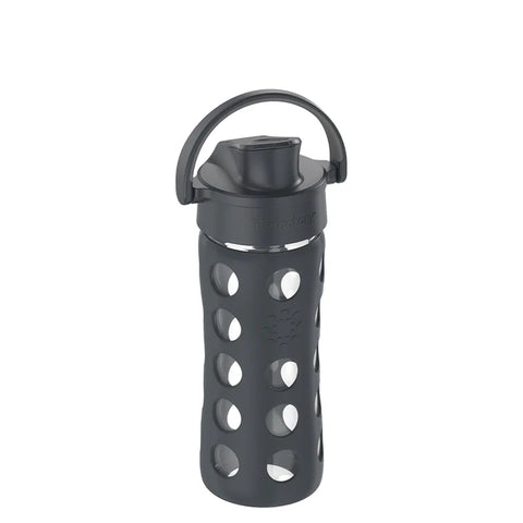 Glass Bottle with Active Flip Cap
