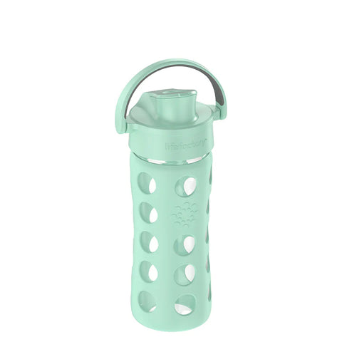 Glass Bottle with Active Flip Cap