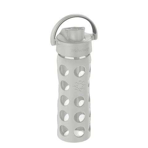 Glass Bottle with Active Flip Cap