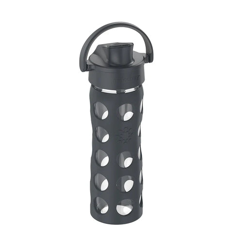 Glass Bottle with Active Flip Cap