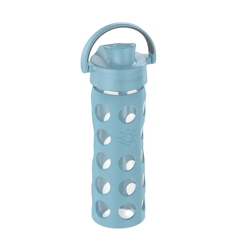 Glass Bottle with Active Flip Cap