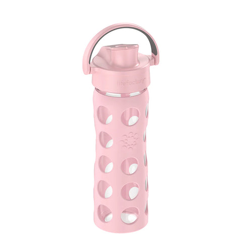 Glass Bottle with Active Flip Cap