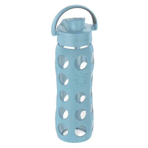 Glass Bottle with Active Flip Cap