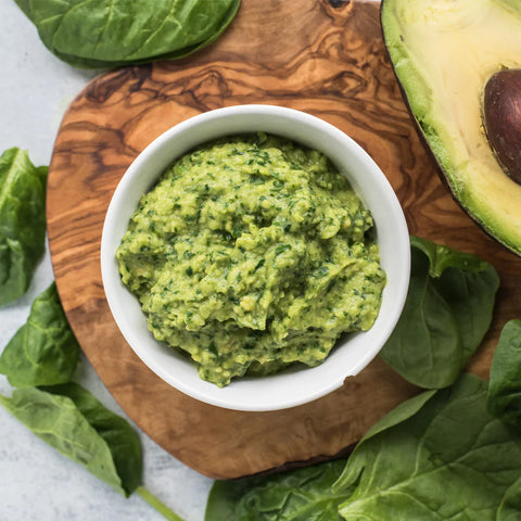 Easy greens spinach & avocado baby food recipe