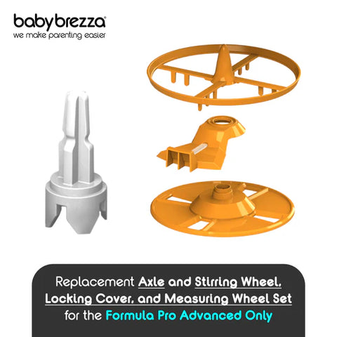 Replacement Stirring Wheel, Locking Cover, & Measuring Wheel Set With Axle for the Formula Pro Advanced