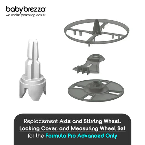 Replacement Stirring Wheel, Locking Cover, & Measuring Wheel Set With Axle for the Formula Pro Advanced