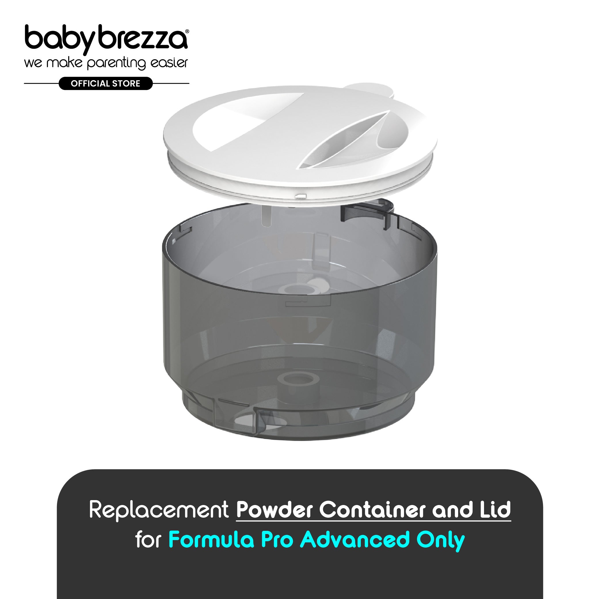 Formula Powder Container Replacement Powder Container and Lid for Formula Pro Advanced – Twins N ...