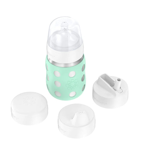 Wide Neck Pivot Straw Cap for 8oz Baby Bottles